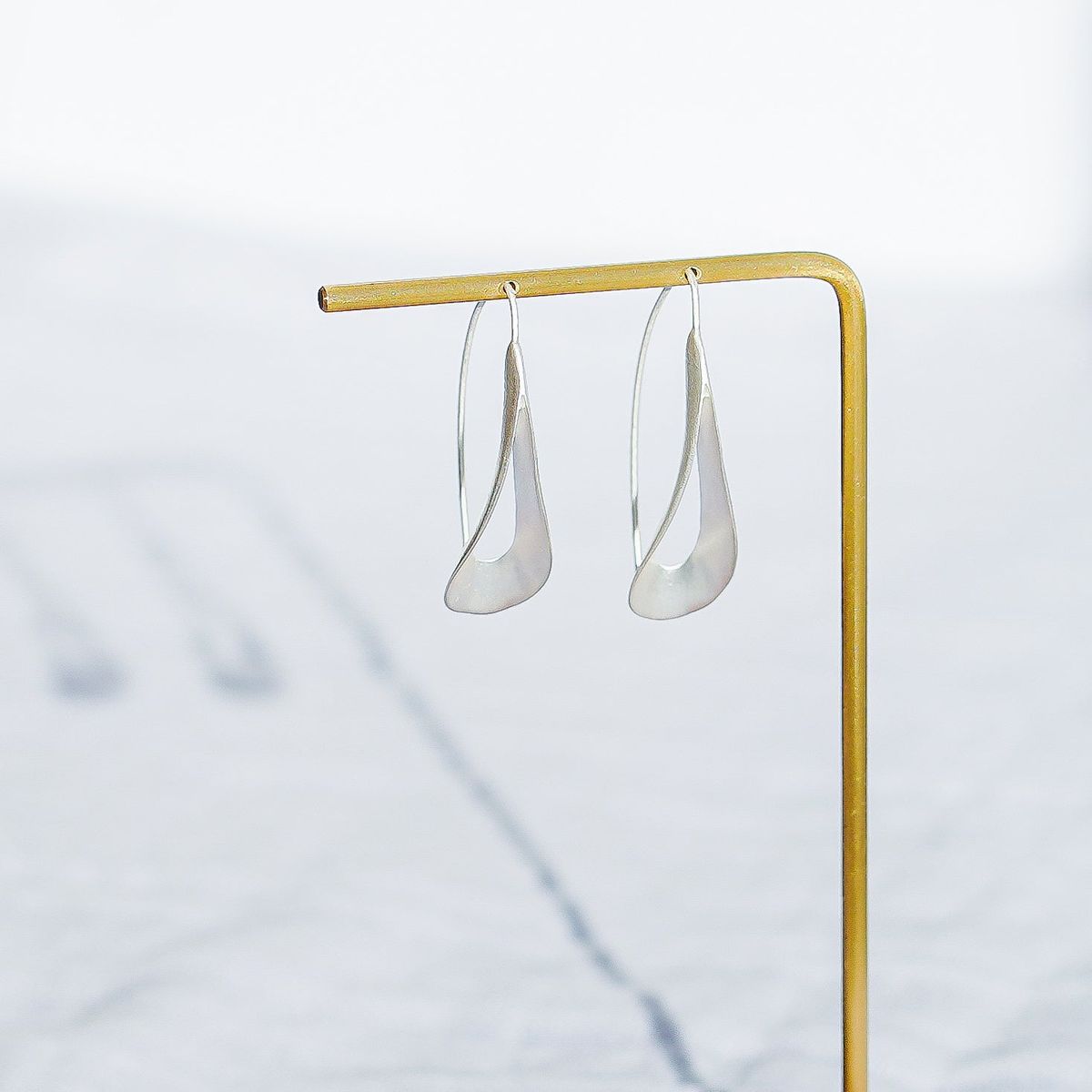 Garden of Desire - Fold in Silver Earrings — image 1