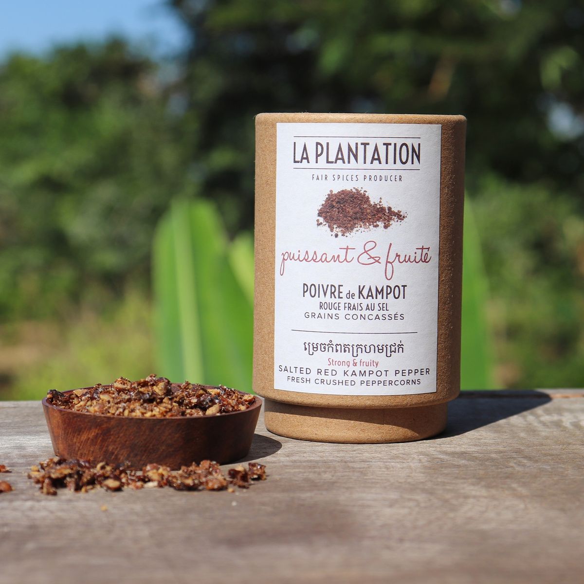 Fresh salted red Kampot Pepper PGI — image 1