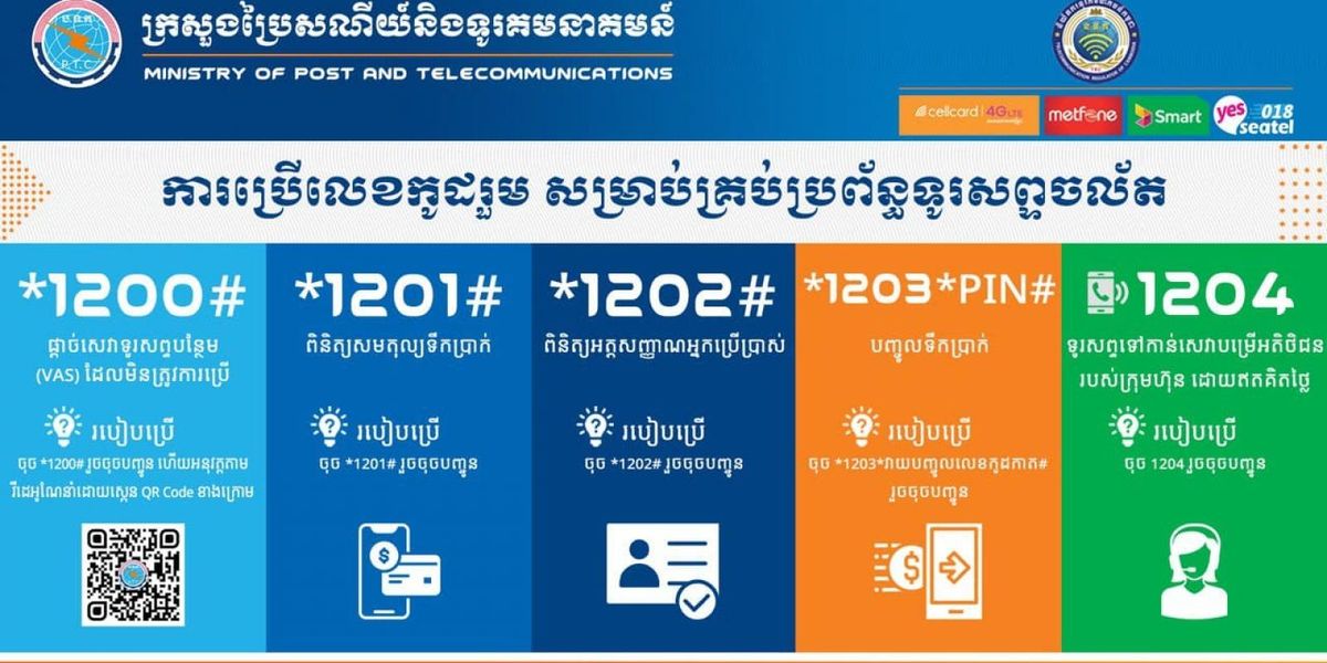 Mobile operators in Cambodia