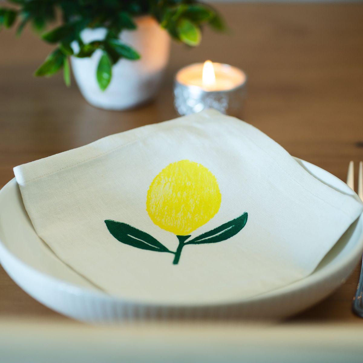Napkins - Hand block printed — image 1