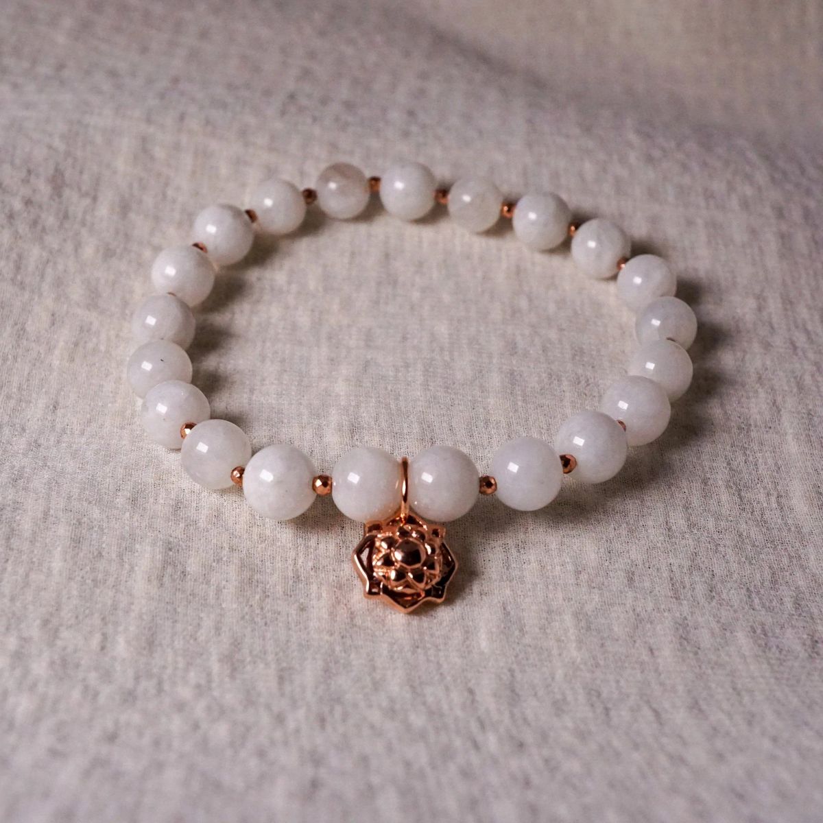 Garden of Desire - Embrace Rainbow Moonstone Bracelet — image 1