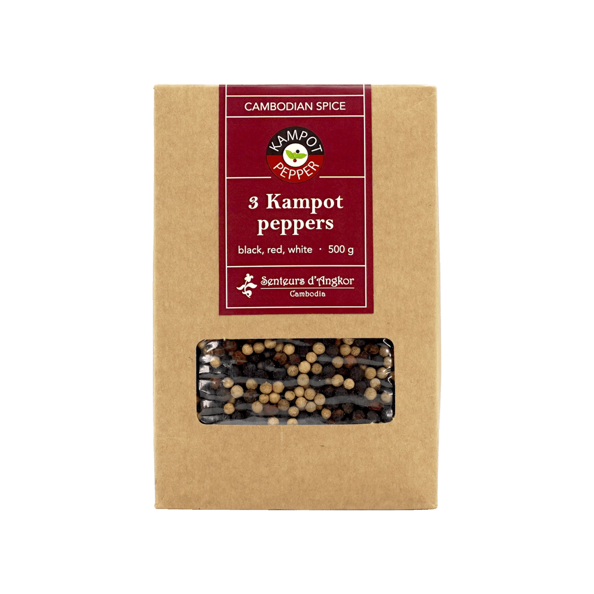 Kampot pepper in a kraft box 500g — image 1