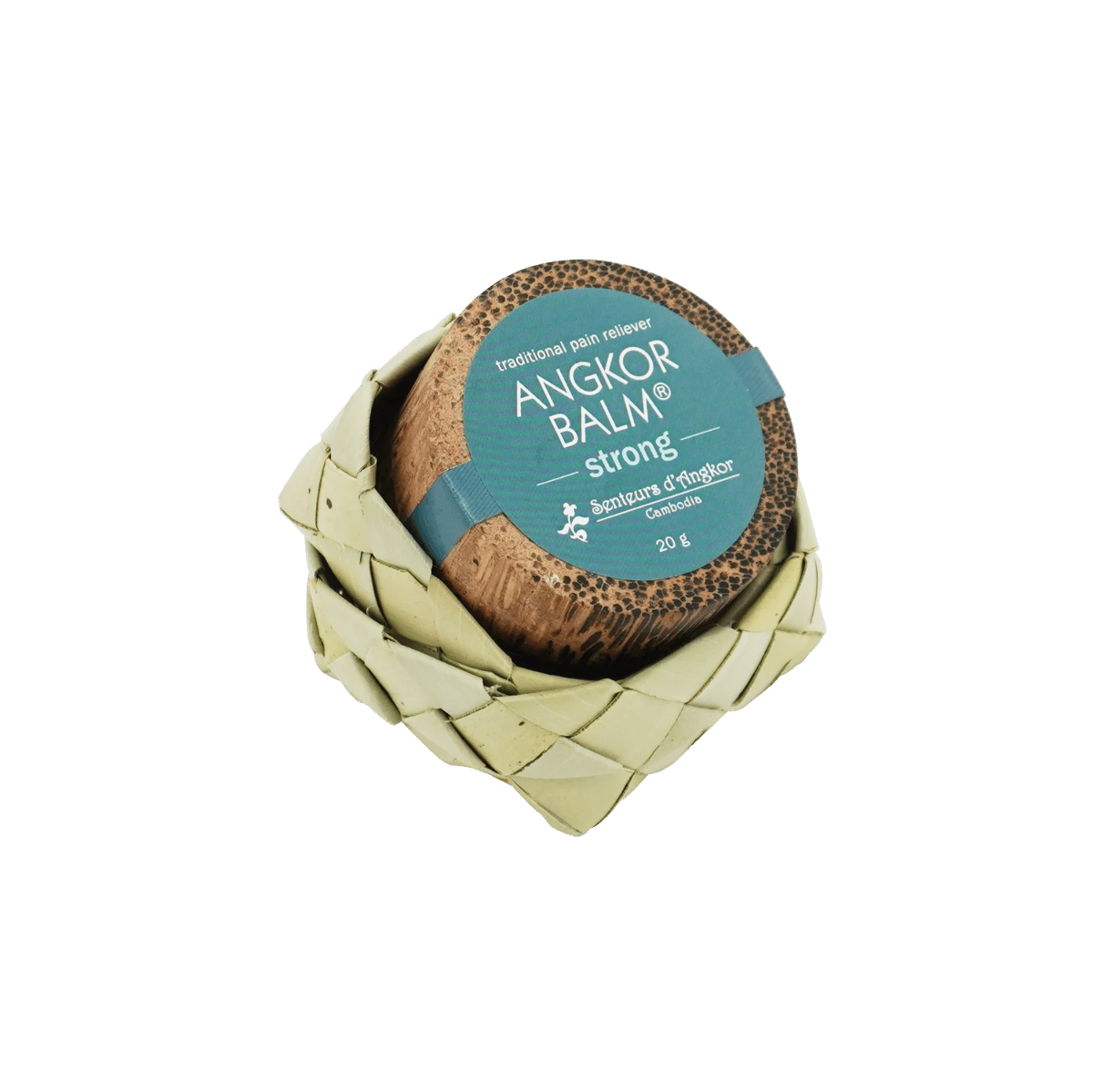 Angkor balm ® (strong) in palm wood box 20g — image 1