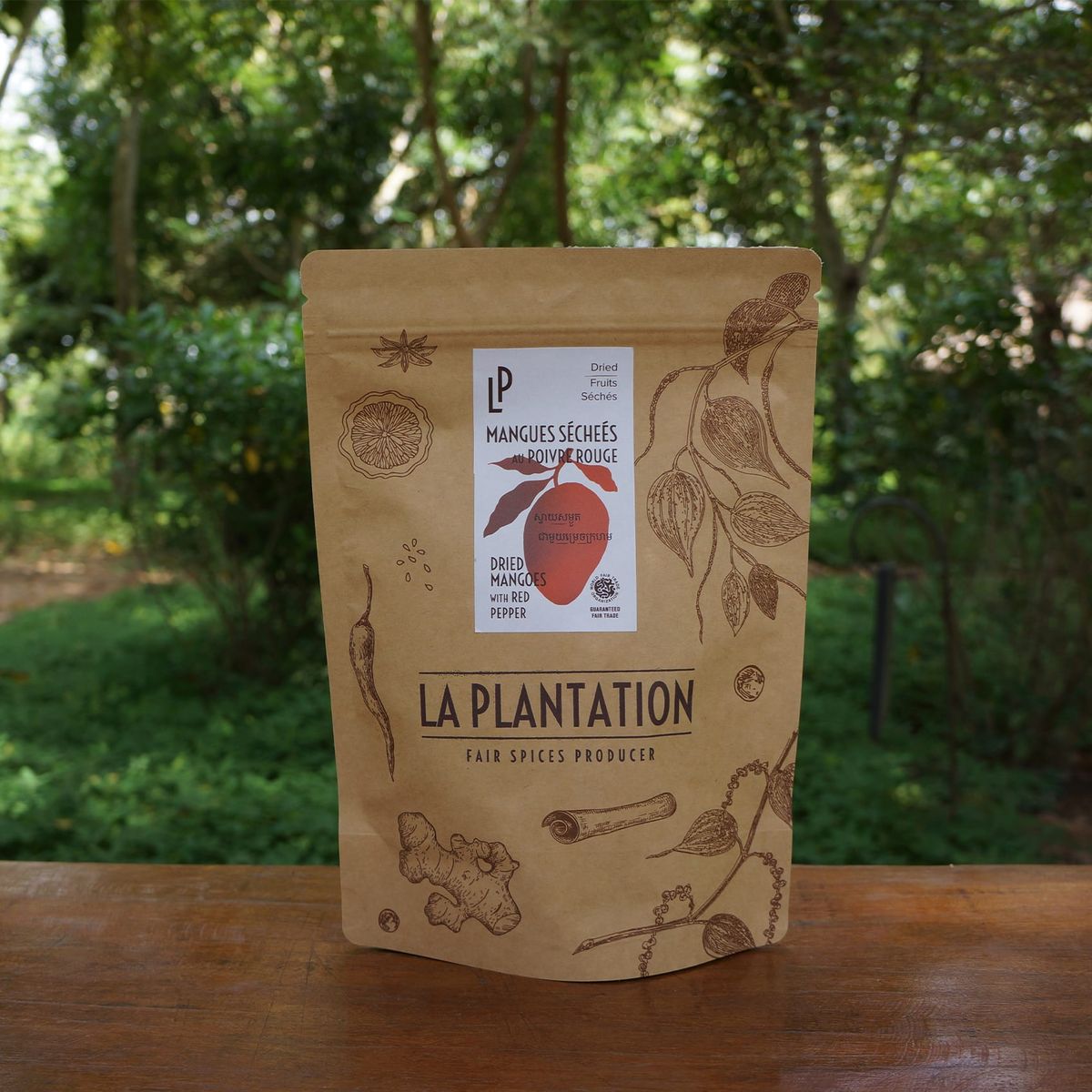 Dried Mango with Red Kampot Pepper — image 1