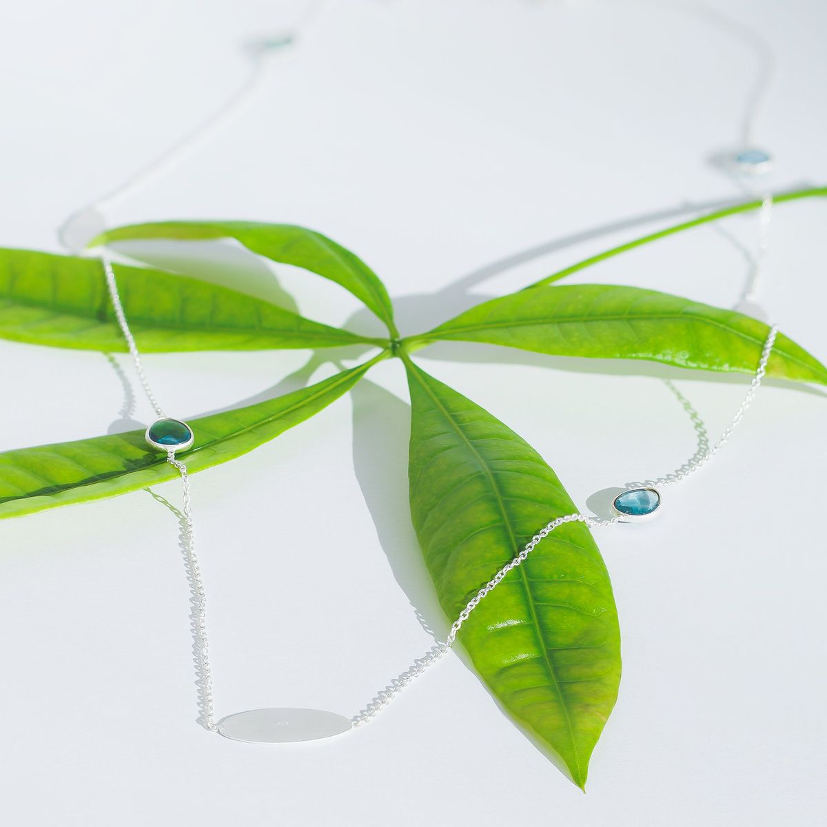 Garden of Desire - Petals Necklace with Gems — image 1