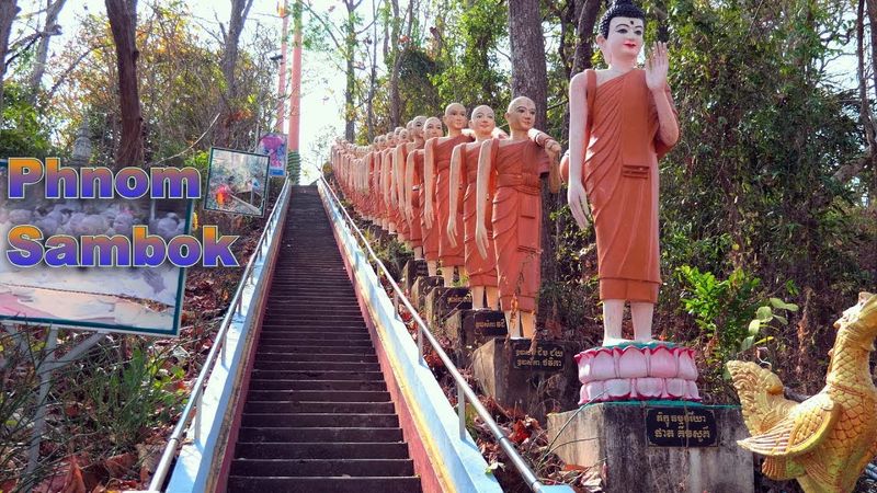 Phnom Sambok Hill Pagoda Climb