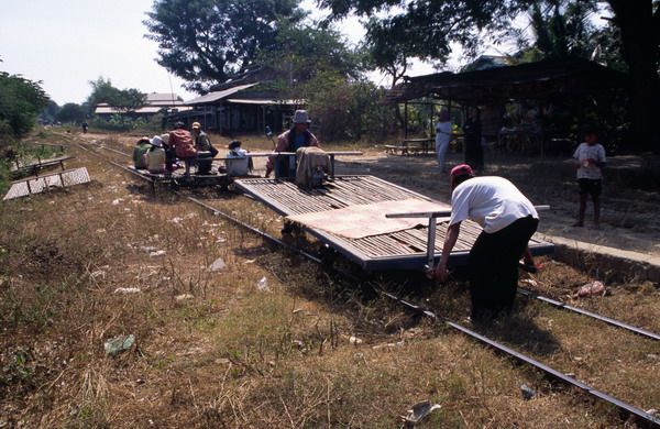 Battambang Bamboo Train Countryside Ride